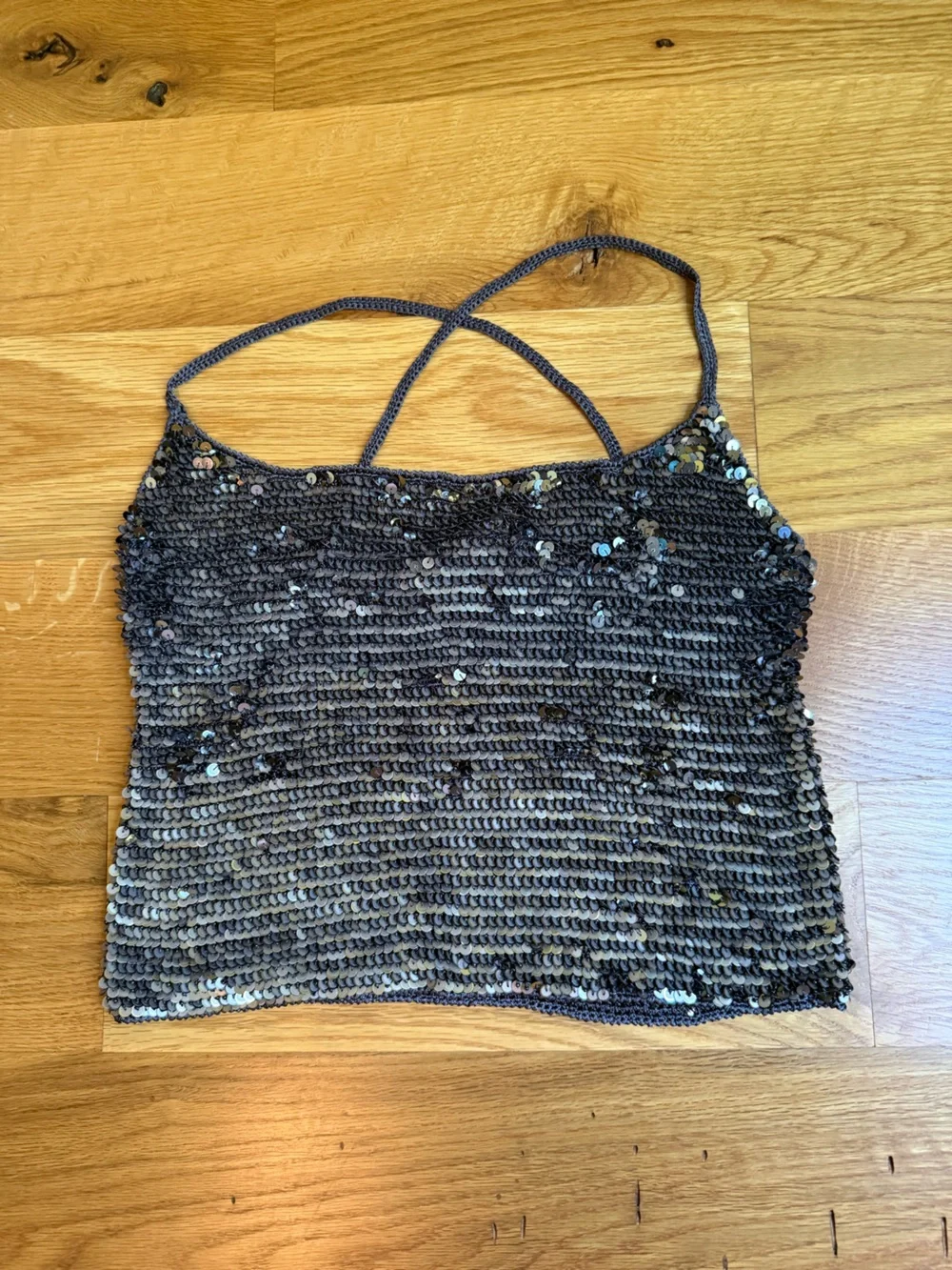 Vintage JCrew Sequin top.